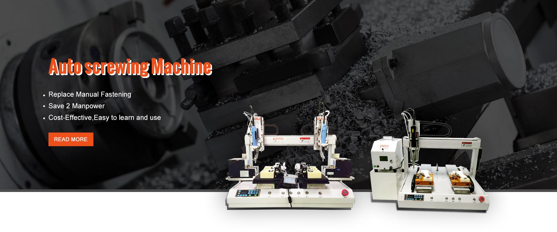 High accuracy screw fastening robot with touch screen