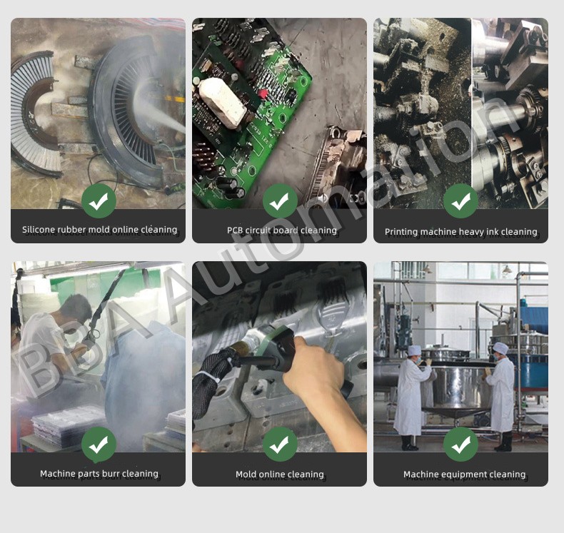 Bba Industrial Dry Ice Blasting Machine Solid Carbon Dioxide Cleaner